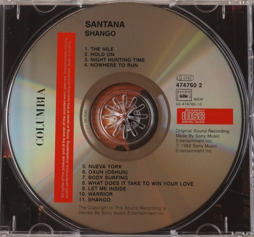 SANTANA 1982 – HotVinyl online store